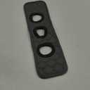 Bathroom Sink Splash Guard 3-Round-Hole : AHA HOMEWARE, Faucet Mat for Bathroom Sink 3 Holes (Gray)