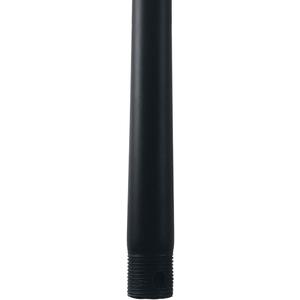 18in Ceiling Fan Extension Downrod in Matte Black for Modern Forms Smart Fans