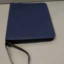 9 Pocket Trading Card Binder, 40 Black Card Pages, Prevent Bending Trading Album Display Holder Card Collection Binder for Women Men