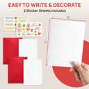 Recordable Greeting Card 2-Pack Voice Recording Card with 60-Second Custom Message, 2 Cards, Envelopes & Sticker Sheets Recordable Birthday Card & Voice Recording Gift for Valentines Day, Wedding