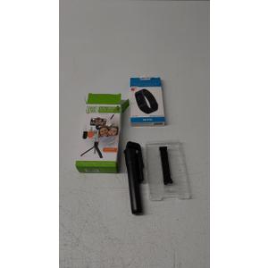 The Original Universal Selfie Stick by ReTrak with Bluetooth NEW Factory Sealed, And Stainless Steel Mesh Band For Use With Fitbit Charge 3