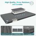 Double Self-Inflating Sleeping Pad with Built-in Electric Pump, 3.15" Ultra-Thick Memory Foam, Camping Mattress for 2 Person, R-Value 9.5