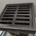 Catch Basin with Cast Iron Grate,18x18x15in Heavy Duty Catch Basin for Drainage with Debris Basket, Square French Drain Basin Without Reserved Hole for Driveway,Yard, Patio,Downspou, Lawn Commercial.