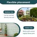 2 Pack Garden Obelisk Trellis for Climbing Plants Outdoor, Plant Trellis Garden Tower Trellis for Potted Plant Climbing, Flowers Vegetable Cucumber Trellis