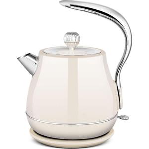 Coffee Pot Water Pot Heat Resistant Portable Water Pot Tea Pot Coffee Pot Tea Pot Gift Teapots (Color : White)