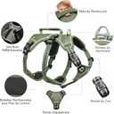 HEELE Dog Harness, Escape Proof Dog Harness, Release on Neck, No Pull Reflective Adjustable Vest with Durable Handle, Dog Harness for Outdoor Training Walking, Dog Harness for Small/Active Dogs, S