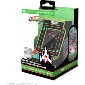 My Arcade Galaga Nano Player: 2 Games, Retro Arcade Classics | 4.8" Mini Arcades, Handheld Game