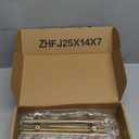 LONTAN 12 Pack Kitchen Cabinet Handles Gold Drawer Pulls 5 Inch Gold Cabinet Handles Brushed Brass Stainless Steel Furniture Hardware for Bathroom (5in hole centers)