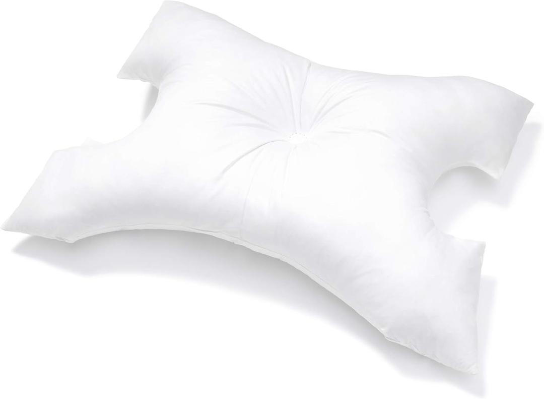 CPAP Pillow by Pillows with a Purpose - Jumbo Size - Unique Design with Contoured Cut-Outs - Hypoallergenic with Cover Included