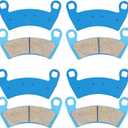 Youxmoto Ceramic Brake Pads for POLARIS Ranger 570 EPS EFI 2016 2017 2018 2019 2020 2021 2022, for Ranger EV 16-19; RZR 4 900/1000 2012-17; RZR XP 4 1000 2016-2020; 4 Sets Front Rear Brake Pads