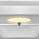 RCA R-RHUCC30SSS 30 in. Century Collection Ductless Under Cabinet Range Hood, Reusable Filter, Rocker Switch, Light, Stainless Steel