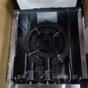 Commercial Single Burner Wok Range with Storage Cabinet, 90,000 BTU Heavy Duty Cast Iron, Natural Gas/Propane, Stainless Steel Restaurant Stockpot Stove for Professional Kitchens