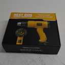 SEEKONE Heat Gun 1800W 122-120250- 650Fast Heating Heavy Duty Hot Air Gun Kit Variable Temperature Control Overheat Protection with 4 Nozzles for Crafts, Shrinking PVC, Stripping Paint(5.2FT)