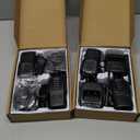 pxton Walkie Talkies Long Range for Adults with Earpieces,16 Channel Walky Talky Rechargeable Handheld Two Way Radios with Flashlight Li-ion Battery and Charger4 Pack