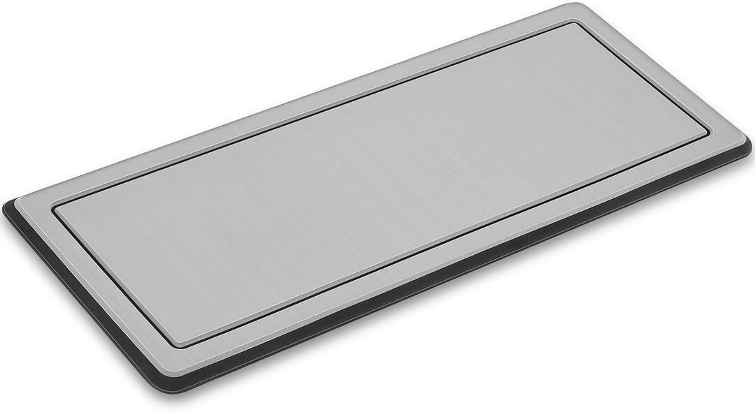 DaisyInner 20mm Thick Helm Station Pad with Adhesive Backing Non Slip Boat Standing Mat Anti Fatigue Boat Flooring Boat Helm Pad for RV Sea Deck Marine Decking Console, Grey, Black