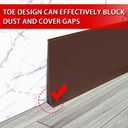 Vinyl Wall Base Rubber Baseboard Molding Trim Self Adhesive 4" Wide