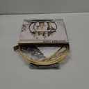 Makeup Organizer for Vanity, Black Gold Perfume Organizer for Dresser, 2-Tier Bathroom Countertop Organizers, Bathroom Counter Shelf Skincare Holder Perfume Tray Cosmetic Display