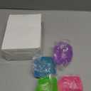 4 Pack Stress Cube Sensory Fidget Toys for Anxiety Stress Relief, Slow Rising Fidget Cube Squeeze Toys, Squishy Cube Filled with Thick Substance, Ice Cube Stress Balls for Adults Kids