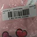 Disney Characters Mickey Minnie Love Girl's Solid Crew Tee (Medium, Light Pink)