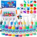 Teexpert Magic Water Elf Toy Kit - Aqua Fairy DIY Squishy Maker Craft Kit for Kids, Boys and Girls, 20 Magic Colors and Molds, Creative Arts and Crafts Gift for Christmas, Birthday, Ages 3+