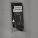 Italian Alcantara Style Fur Car Elbow Rest Pad - Universal Armrest & Knee Cushion - Thigh Support Comfort Pillow (Black Line Right)