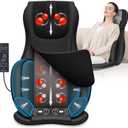 Snailax Shiatsu Back Massager with Heat, 3D Kneading Massage Chair Pad, Neck Back Massager for Back Pain Relief Deep Tissue for Men Women