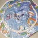 Inflatable Cat Dog Baby Water Mat Toy, [Newly Upgraded, 2 Layers Thickened] Premium Anti-Scratch Leak Proof Mat, with Floating Fish for Indoor Kitten Cats & Kids to Swatting Exercise Hunting (Octopus)