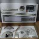 VONLUCE Ceiling Fans with Lights, 60 Inch Ceiling Fan and Remote, 3CCT, 6 Speeds Reversible Quiet DC Motor, Ceiling Fan for Living Room Farmhouse Bedroom Kitchen Patio Indoor, Nickel