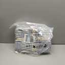 Amlie Home Checkered Knit Throw Blanket for Couch, Chenille Texture Decorative Soft Blanket for Sofa & Chair, 50"x60", Blue & White