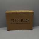 SNTD Dish Drying Rack - Extendable Dish Rack, Large Sink Drying Dish Drainer for Kitchen Counter, Stainless Steel Dish Strainer with Utensil Holder (Black), 