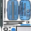 STREBITO 155 in 1 Electric Screwdriver Set, Small Electric Screwdriver Cordless with 140 S2 Magnetic Bits, Electronic Power Screwdriver Repair Tool Kit for RC, Computer, PC Building, Laptop