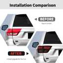 RT-TCZ Smoked Black Tail Light Lamp Cover Guard Trim Decoration Exterior Accessories for Jeep Grand Cherokee 2011-2013
