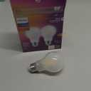 100W A21 2-Pack Ultra Definition Soft White (2700K) 1600 Lumen (13.5W = 100W) Dimmable Frosted Flicker-Free Light Bulbs