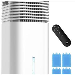 FANCOLE Windowless Portable Air Conditioners with 4Modes & 3Speeds, 15H Timer for Smart Auto-off, 2Gal Tank for 20H Cooling, Evaporative Air Cooler 17 FT Remote, 120° Swing Swamp Cooler No Hose Needed