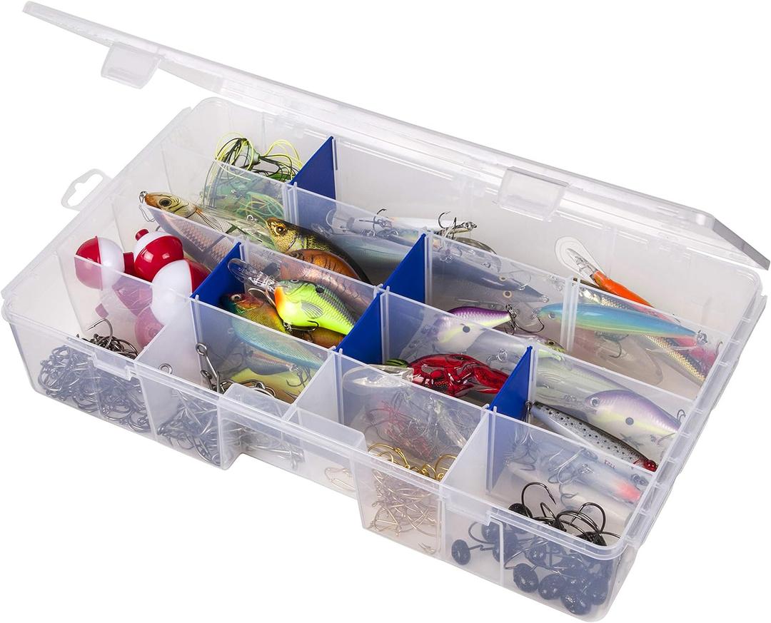 Flambeau Outdoors 7004R Tuff Tainer, Fishing Tackle Tray Box, Includes [9] Zerust Dividers, 16 Compartments