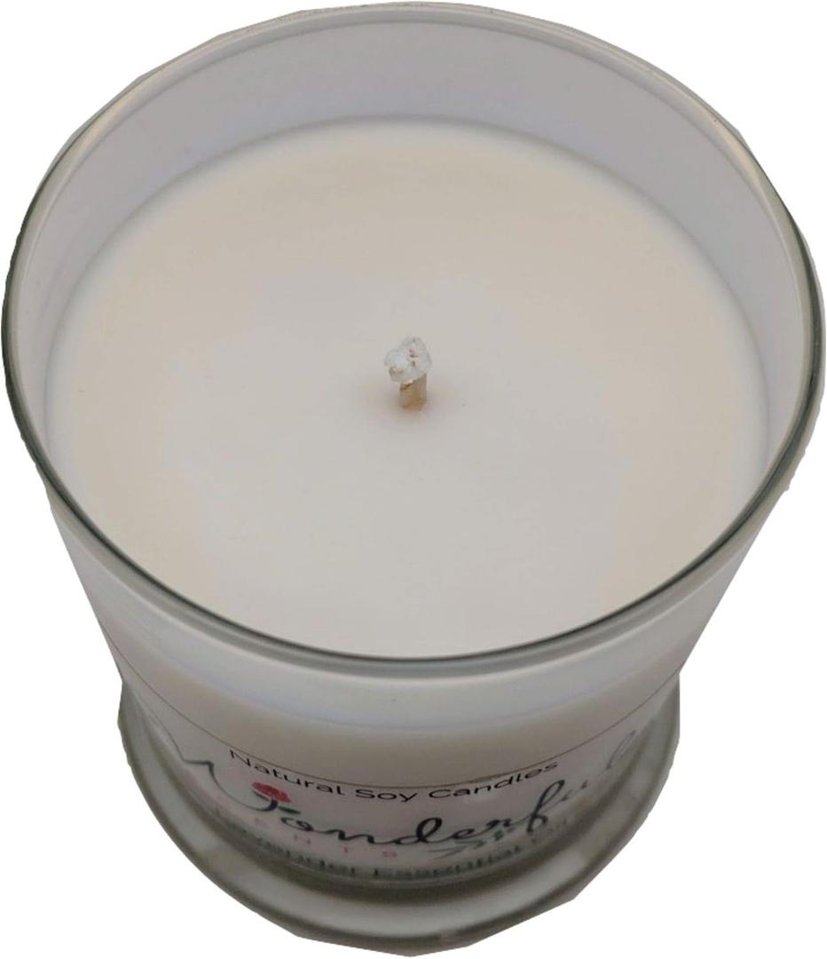 14.5 OZ WHITE WAX CANDLE