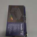 TuneEIf Wireless Induction Bluetooth Speaker, 5-in-1 Foldable Phone Holder, 1500mAh Emergency Charging, Colorful LED Ambient Light, Tech Gadgets Gifts for Men Women, for iPhone Android Tablet, Black