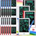 Zhehao 12Pack LCD Mini Writing Tablet for Kids 4.5 Inch Doodle Board Bulk Erasable Reusable Electronic Drawing Pad Birthday Party Favors Goodie Bag Classroom Gifts(White)
