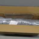 Cozyide Chair Cushions for Dining Chairs, 17" x 17" Non-Slip Kitchen Chair Pads with Adjustable Ties, Indoor Chair Cushions for Dining Room, Grey (Pack of 2)