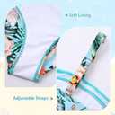 Belovance Girls Swimsuits One Piece Bathing Suit Solid Color Ruched Tween Swimming Suit Beach Swimwear Quick Dry 7-16 Years