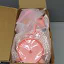 64pcs Spa Sleepover Party Supplies Bulk, Include Face Mask Mixing Bowl Set, Mirror, Headband, Scrunchies, Cosmetic Bags, Face Wash Cloths for Spa Birthday Party (Pink)