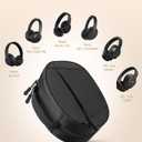 Soft Case for Beats Studio Pro/Sony WH-1000XM4/ Sony WH-XB910N/ Beats Studio3 Headphone, Soft Shell Travel Protective Carrying Cover Storage Bag, Black
