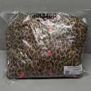 Amazon Essentials Girls and Toddlers' Long Heavyweight Hooded Puffer Jacket (Medium, Camel Cheetah Print)