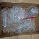 Maxdot 30 Set A Tini Bit Older Birthday Party Supplies 5 oz Espresso Martini Glasses Plastic Mini Champagne Tower with Bows for Espresso Martini Bachelorette Decoration Tiny Bar (Red)