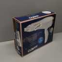 Conair Double Ceramic Hair Dryer with Diffuser | Blow Dryer with Ionic Conditioning | Includes Diffuser and Concentrator | White