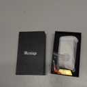 6-in-1 Torch Lighter, with Windproof Triple Jet Flame, V & Straight Cutter, Punch, Holder, Draw Enhancer Tool, Refillable Butane Lighter with Gift Box for Men, Multifunctional Accessories for Travel