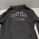 Seattle Seahawks Stencil Block - NFL Adult Long Sleeve Hoodie Fan, 2XL