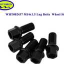 WHT002437 M14x1.5 Lug Bolts Wheel Studs Fit for Volkswagen Jetta Passat CC Golf Tiguan Beetle Audi A3 A4 A5 A6 A7 Quattro A8 Front or Rear Side,5 Pcs