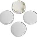 KitsPro 2.2Inch 56MM Wheel Center Caps, Pack of 4 (Silver, Outer 56MM, Inner 53MM)