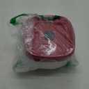 Rubbermaid Easy Find Lid Square 5-Cup Food Storage Container (Pack of 3), Red (Vented)